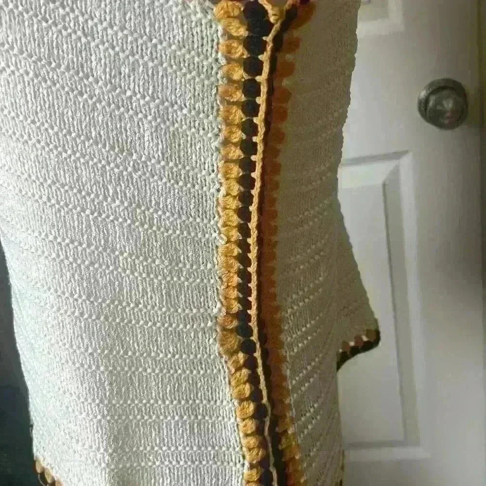 Boston Proper ladies crochet top. NWOT. Medium. Excellent condition. Cream - Picture 11 of 14